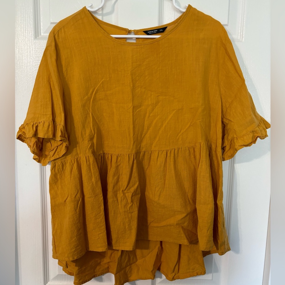 Shein Mustard Top